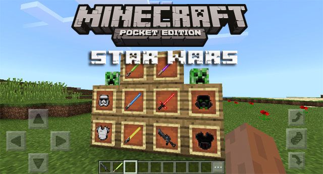 Weapon mod for Minecraft PE 1.2.10, Windows 10