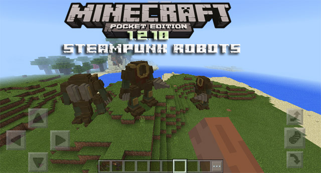 Steampunk Robots mod for Minecraft PE 1.2.10