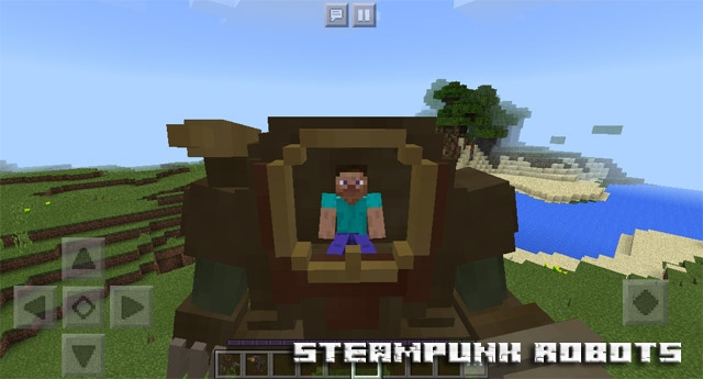 Steampunk Robots mod for Minecraft PE 1.2.10