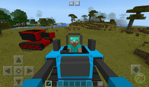 Tank mod for Minecraft PE 1.2.10 / Windows 10