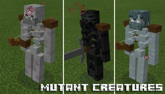 Мод Mutant Creatures для Minecraft PE 1.2.8