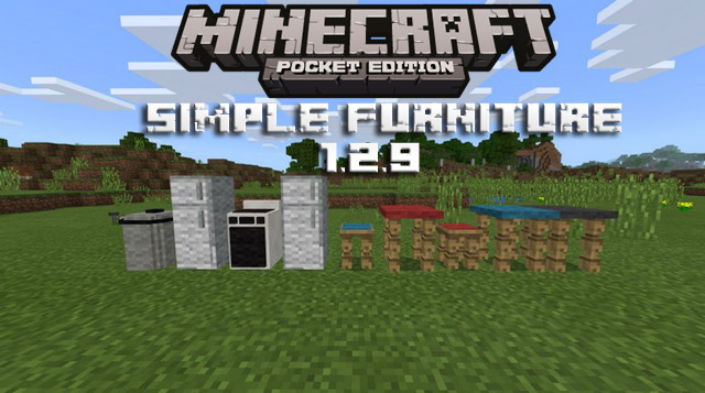 Download Simple Furniture mod for Android for Minecraft PE 1.2.9