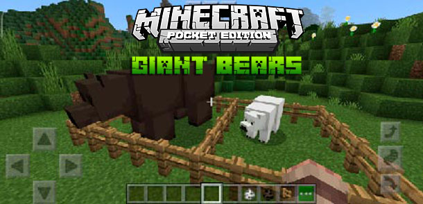 Mod Giant Bears for MCPE 1.16 on Android