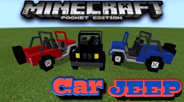 Mod Jeep Car for MCPE 1.16 on Android