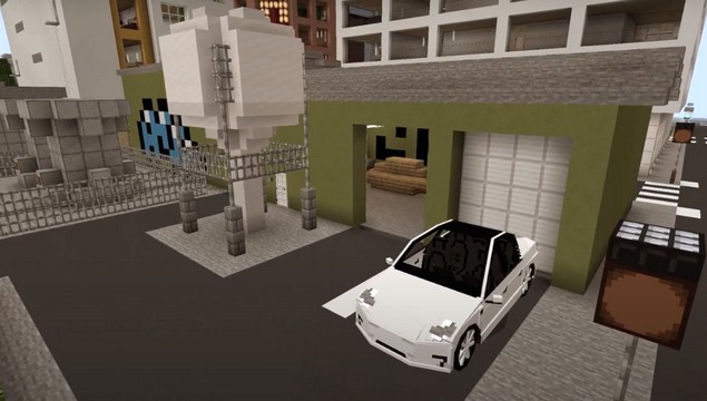 Mod Car Tesla Model Y for Minecraft PE 1.16