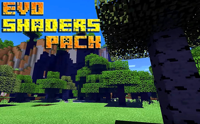 EVO mod shaders for Minecraft 1.10.0.4