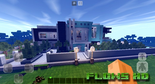 Textures Flows HD Modern on Minecraft PE 1.2.10, Windows 10