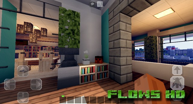 Textures Flows HD Modern on Minecraft PE 1.2.10, Windows 10