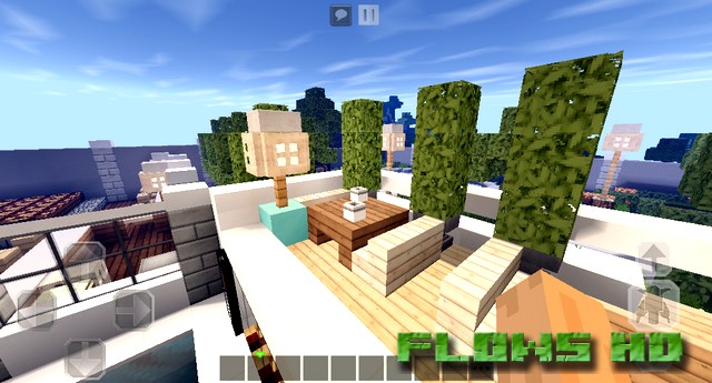 Textures Flows HD Modern on Minecraft PE 1.2.10, Windows 10