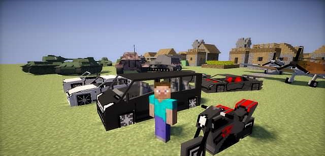 Download Minecraft 1.6.4 with mods for weapons and military equipment