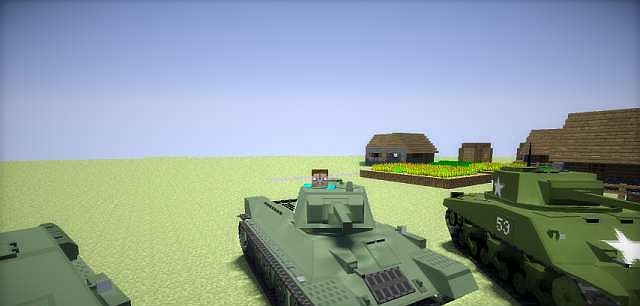 Download Minecraft 1.6.4 with mods for weapons and military equipment