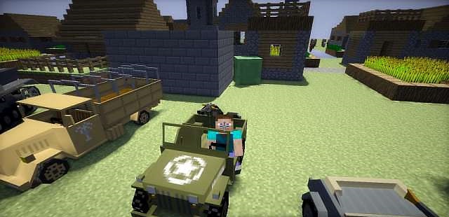 Download Minecraft 1.6.4 with mods for weapons and military equipment