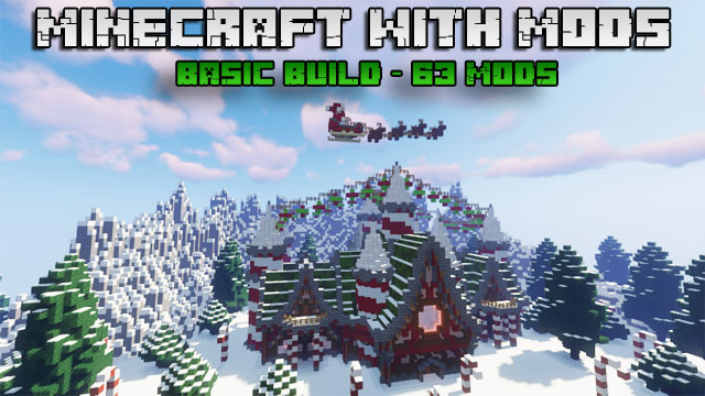 Minecraft 1.15.2 - Basic build with 63 mods