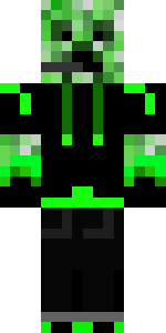 Download skin creeper in headphones for Minecraft