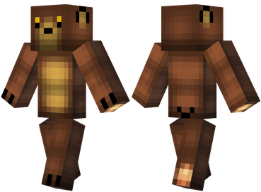 Skin for Minecraft free download / Bear