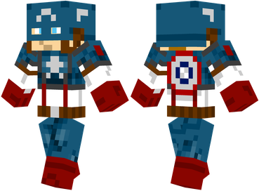Minecraft loya skin / Captain America / Free download