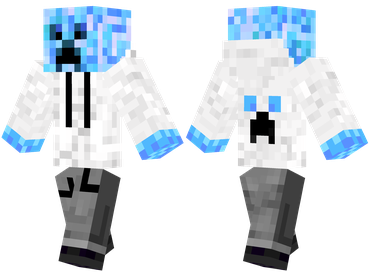 Free download skin for Minecraft / Fashionable creeper