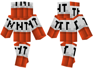 Minecraft skin - Human dynamite
