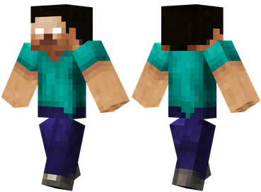 Download free HD skin for Minecraft Herobrine 