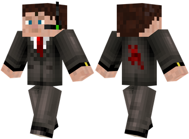 Free download skin for Minecraft - James Bond