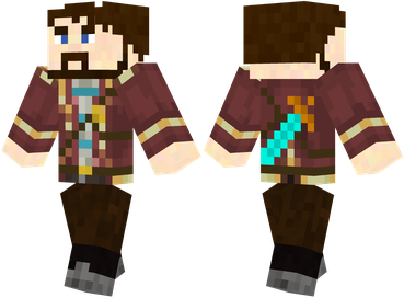 Free download new defender skin for Minecraft