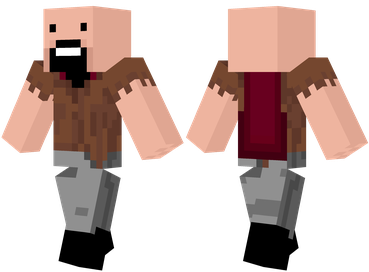 Free download skin for Minecraft / Notch