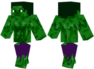 Free download hulk skin for Minecarft