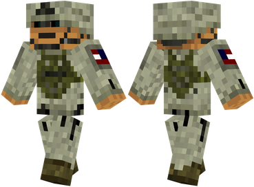 Skin for Minecraft - American soldier