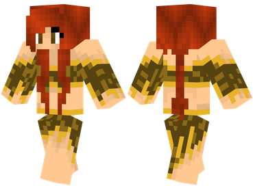 Download skin for Minecraft / Princess warrior