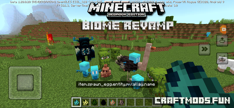 Download mod Biome Revamp Minecraft PE 1.20 for Android