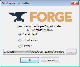 Download Minecraft Forge 1.13.2 - Build Version 25.0.26