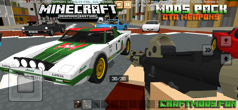 Modpack GTA Minecraft PE 1.20 - iOS, Android