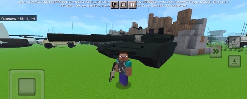Download Minecraft PE with mods for your phone  Military build