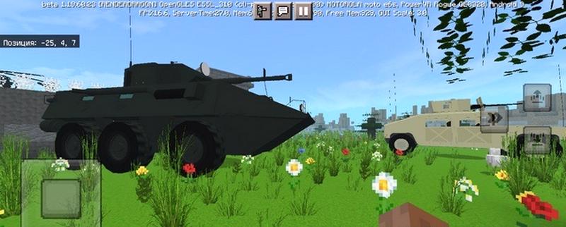 Download Minecraft PE with mods for your phone  Military build