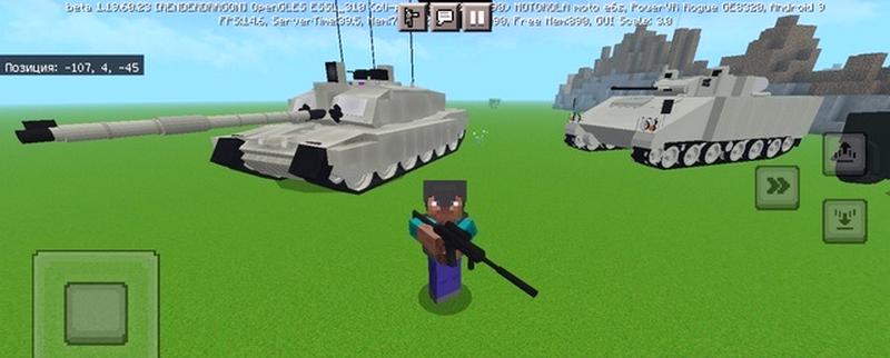 Download Minecraft PE with mods for your phone  Military build