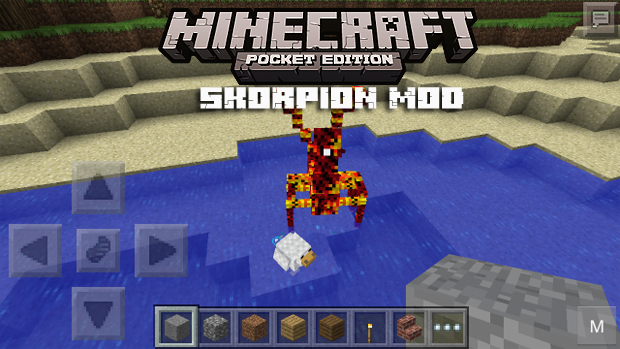 Mod Scorpion phone for Minecraft PE 0.9.5
