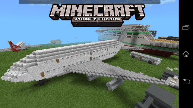 Map for tablet or phone / AIRBUS Minecraft PE