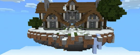 Download map for Minecraft PE / Bones Mansion