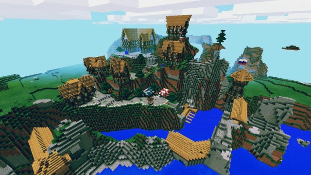 Map for Minecraft PE / Daenor Medieval Town