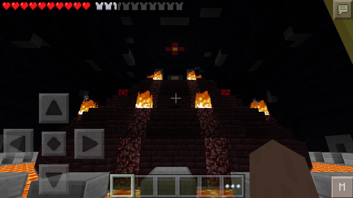 Walkthrough map for Android / Minecraft PE - Temple quest