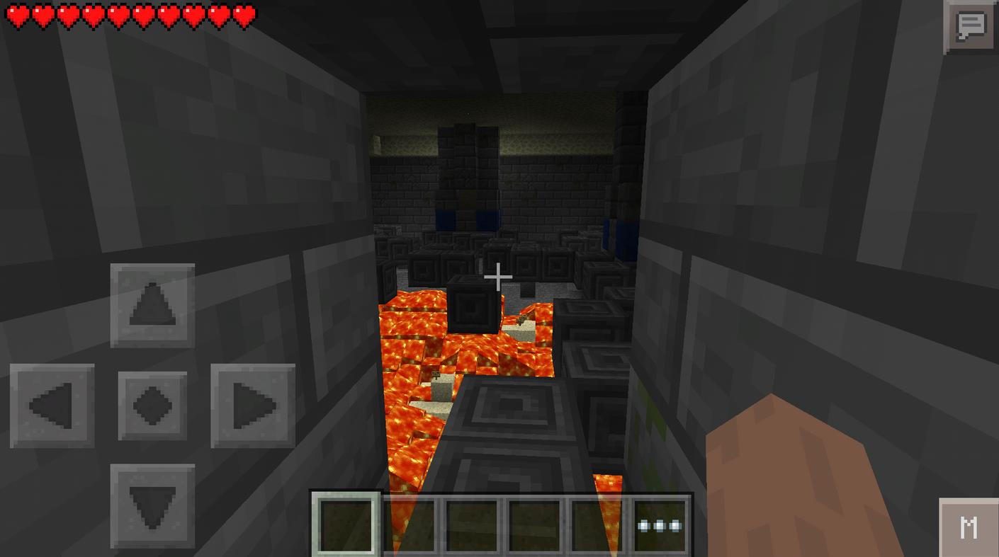 Walkthrough map for Android / Minecraft PE - Temple quest