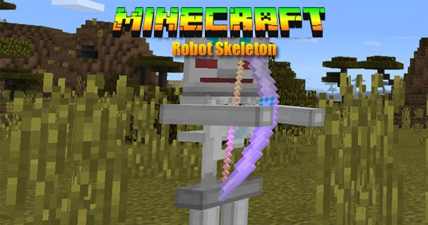 Mod for Android Robot Skeleton for Minecraft PE 1.1.0.9