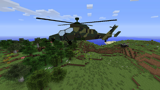 Attack helicopters - Mod for Minecraft 1.6.2