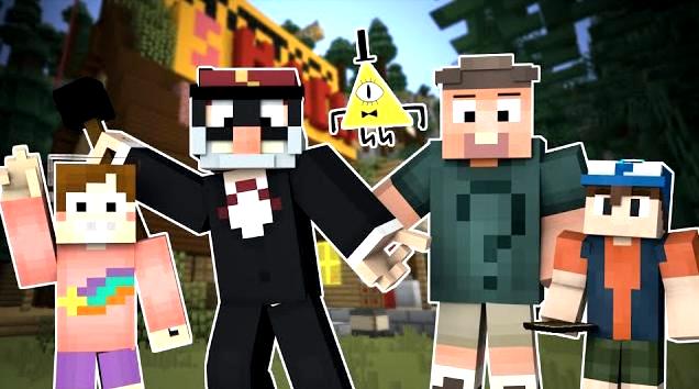 Minecraft 1.12.2 with mods - Gravity Falls