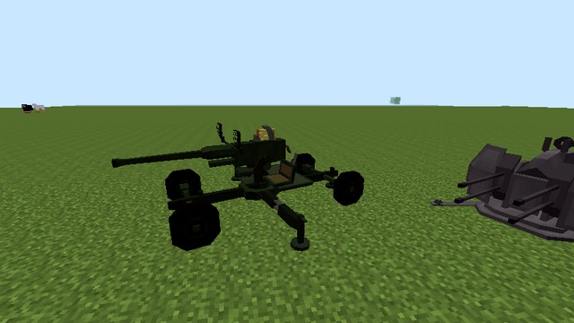 Minecraft 1.12.2 with mods - Military assembly on the weapon Flan's mod