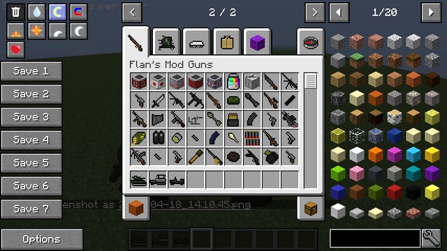 Minecraft 1.12.2 with mods - Military weapons assembly
