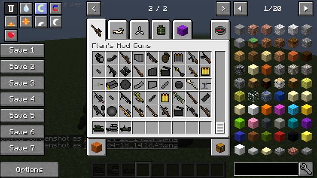 Minecraft 1.12.2 with mods - Military weapons assembly