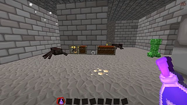 Fantastic build Minecraft with mods - Magic and quests