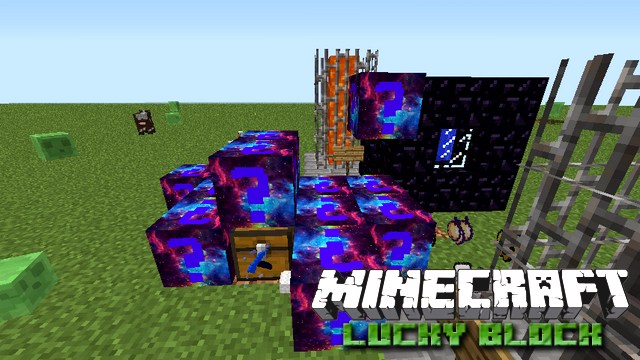 Minecraft with mods - Build a Lucky Block Zombie, Fortunia, Galaxy ...