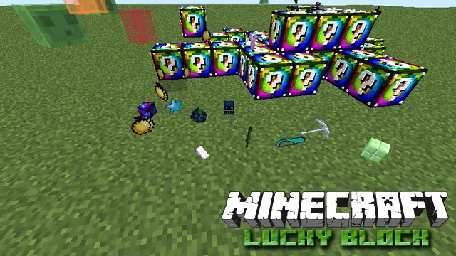 Minecraft with mods - Build a Lucky Block Zombie, Fortunia, Galaxy ...